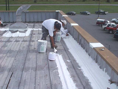 Roof Coating Pressure Washing